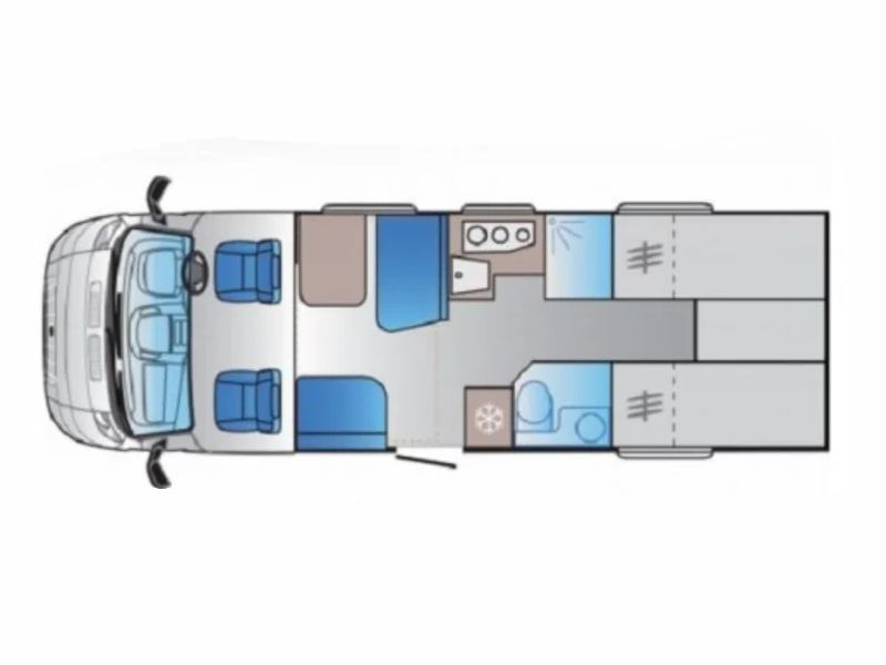 Adria S75SL Layout